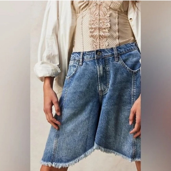 FREE PEOPLE Changing Tides Shorts - Picture 2 of 7